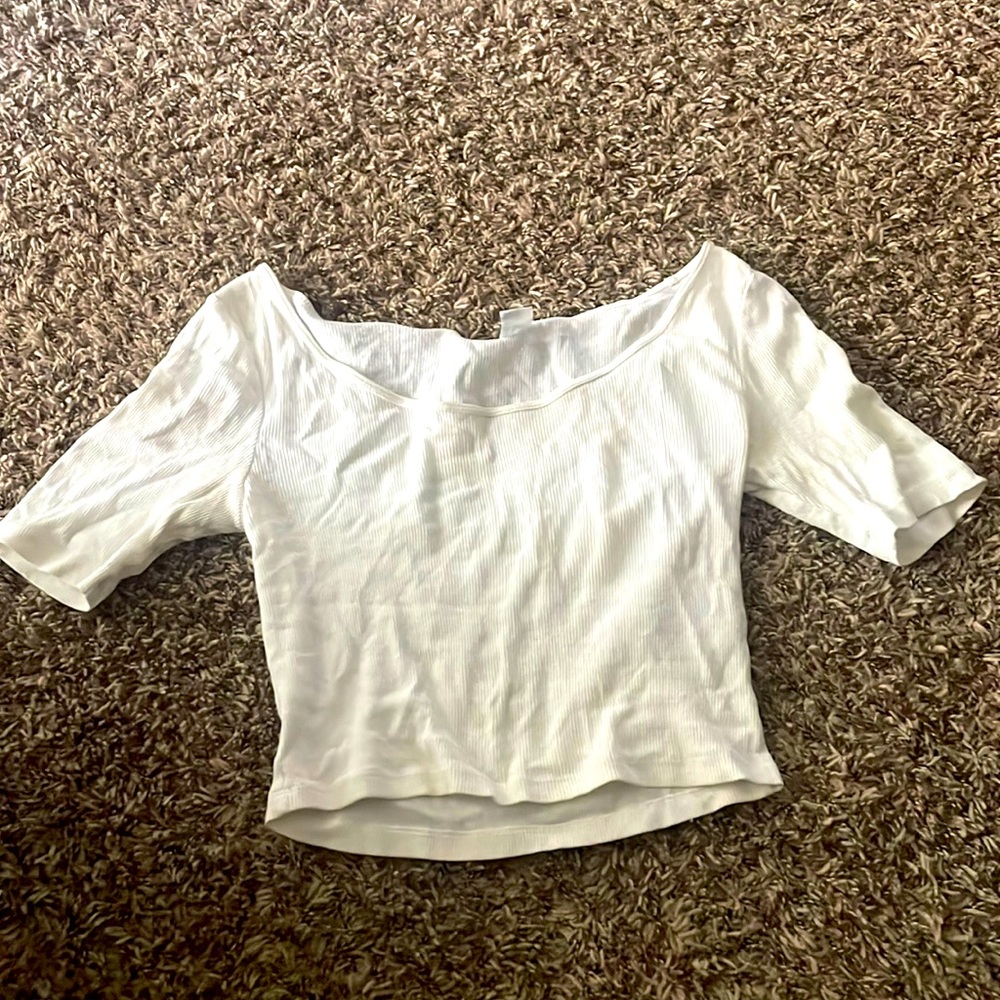 White Crop Top